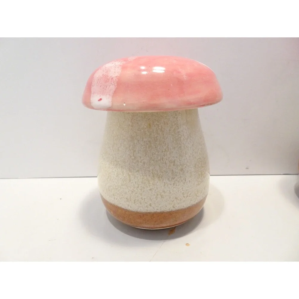 Handmade ceramic mushroom